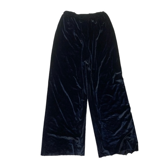 Naeem Khan Velour Pants Women’s size Small in Reflective Black - Picture 5 of 7